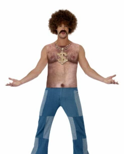 70er Haariger Oberkörper Achselshirt