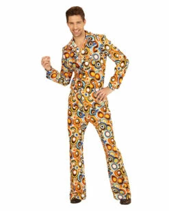 70er Jahre Kostüm Anzug Bubbles -KostümKönig Verkäufe 70s groovy kostuem anzug bubbles 70er jahre herrenkostuem hippie costume 36864 2