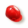Bauarbeiterhelm Rot