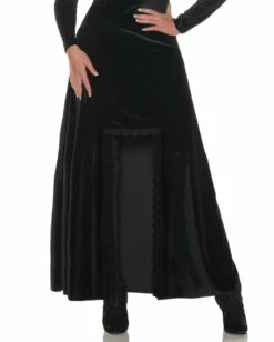 Schwarze Zauberin Kostüm -KostümKönig Verkäufe black magic sorceress kostuem schwarzer zauberin kapuzen kostuem halloween damen kostuem 38723 03