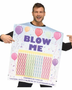 Blas Mir Einen Kostüm -KostümKönig Verkäufe blow me kostuem blas mir einen verkleidung jga kostuem lustiges faschings kostuem box of candles blow me costume 31287 3