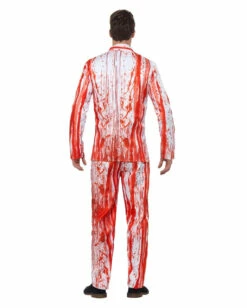 Blutspritzer Anzug Mit Krawatte -KostümKönig Verkäufe blutiger anzug mit krawatte kostuemanzug mit blutspritzer fuer halloween blood drip suit 35779 4