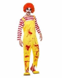 Blutiges Horror-Clown Kostüm -KostümKönig Verkäufe blutiger killer clown kostuem horrorclown verkleidung halloween kreepy clown costume 35777 2