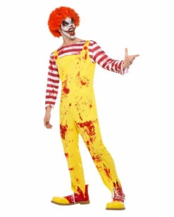 Blutiges Horror-Clown Kostüm -KostümKönig Verkäufe blutiger killer clown kostuem horrorclown verkleidung halloween kreepy clown costume 35777 3