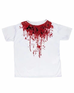 Blutiges Kostüm-Shirt -KostümKönig Verkäufe blutverschmiertes t shirt kostuemshirt gekoepft bloody slaughter shirt halloween 26978 2