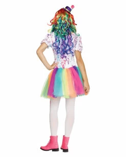 Buntes Clown Teenagerkostüm -KostümKönig Verkäufe buntes clown teenager kostuem karnevalkostuem faschings kostuem crazy clown teen costume 25786 2
