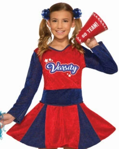 Cheerleader Mädchenkostüm -KostümKönig Verkäufe cheerleader maedchenkostuem cheerleader kostuem cheerleader girls costume 37760 2