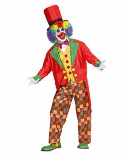 Clown Kostümfrack Mit Zylinder -KostümKönig Verkäufe clown kostuem mit frack und zylinder clownsverkleidung clownsanzug clown costume 36889 2