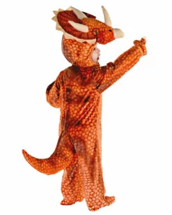 Triceratops Dino Kleinkinderkostüm Rot -KostümKönig Verkäufe dreihorn dino kleinkinderkostuem rot triceratops dino kostuem rot faschings dino kostuem 31238 2