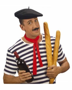 Französische Baskenmütze Premium -KostümKönig Verkäufe franzosen muetze basken muetze basken hat faschingsmuetzen kaufen 61112 02