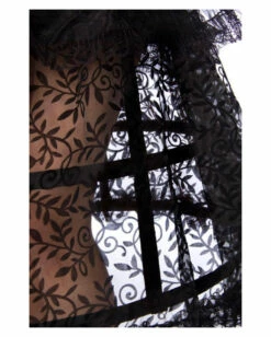 Gothic Königin Damenkostüm Mit Reifrock -KostümKönig Verkäufe gothic queen damenkostuem mit reifrock gothic queen ladies costume with hop skirt 54413 03