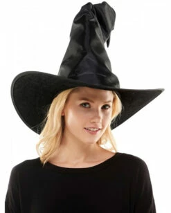 Schwarzer Großer Hexenhut -KostümKönig Verkäufe grosser hexen hut schwarz big witch hat black hexen spitzhut halloween kostuemhut hexe 53429 2