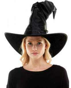 Schwarzer Großer Hexenhut -KostümKönig Verkäufe grosser hexen hut schwarz big witch hat black hexen spitzhut halloween kostuemhut hexe 53429 3