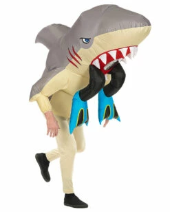 Hai-Attacke Aufblaskostüm -KostümKönig Verkäufe hai alarm aufblaskostuem hai attacke aufblaskostuem hai attack blow up costume 39700 04