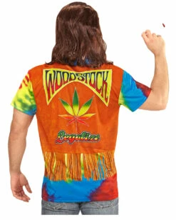 Flower Man T-Shirt -KostümKönig Verkäufe hippie shirt hippie kostuem flower power kostuem reaggae shirt 29395 3