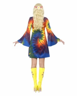 Retro Hippie KIeid -KostümKönig Verkäufe hippie minikleid in batik optik 60er jahre verkleidung flower power kleid 23849 2
