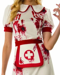 Killer Krankenschwester Kostüm -KostümKönig Verkäufe horror krankenschwester des todes kostuem halloween damenkostuem adult bloody nurse costume 31246 2