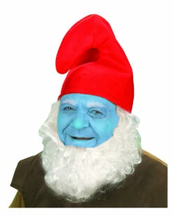 Schlumpfige Zwergen Mütze Rot -KostümKönig Verkäufe horrorshop com rote zwergen muetze gartenzwerg faschings muetze wichtlemann muetze rot red dwarf hat 15845 3