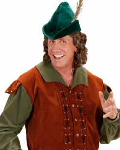 Hut König Der Diebe Mit Feder -KostümKönig Verkäufe koenig der diebe hut robin hood hut jaeger hut faschingshut 29340 3