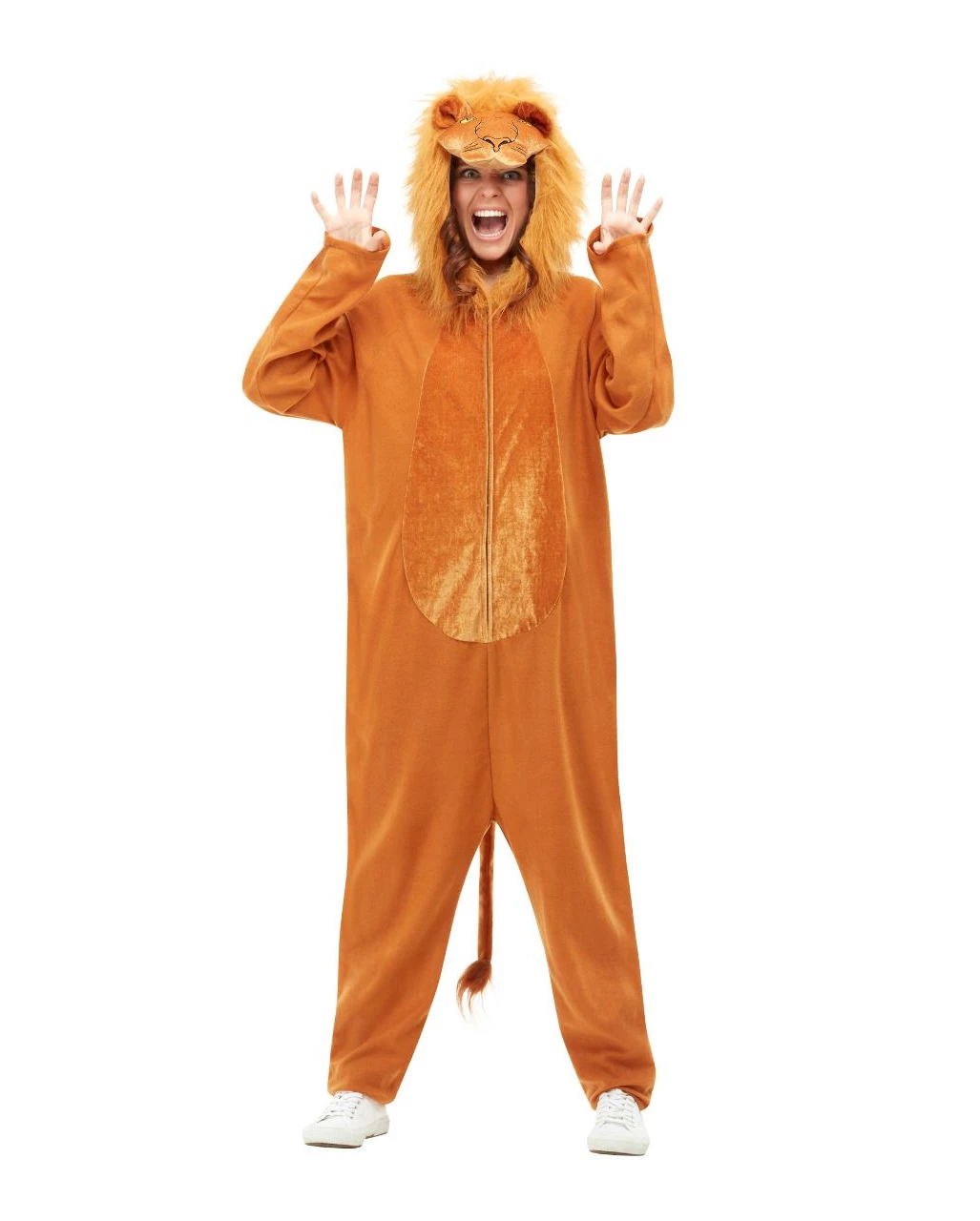 Flauschiger Löwen Onesie Für Erwachsene 2 Flauschiger Löwen Onesie Für Erwachsene – Bild 2