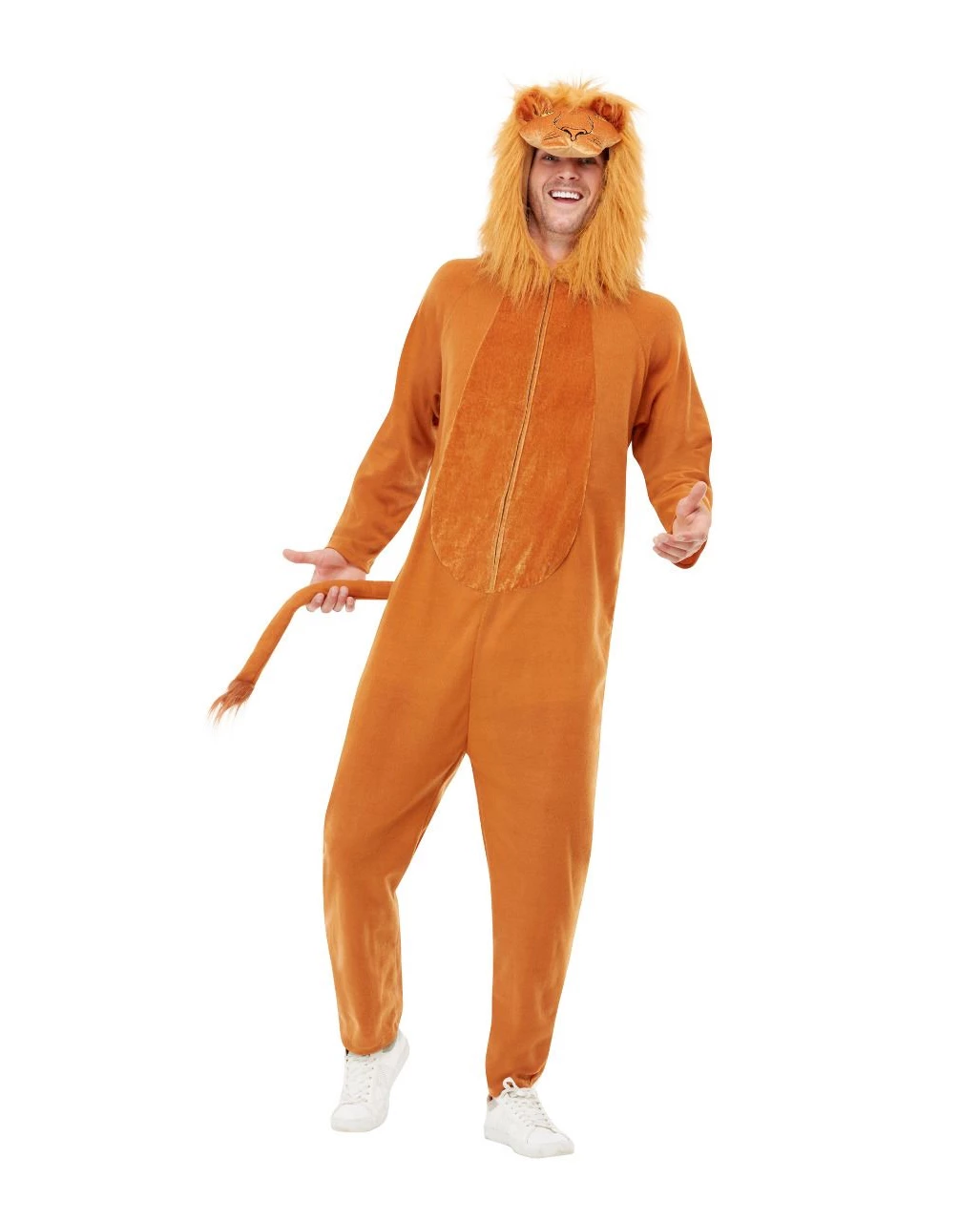 Flauschiger Löwen Onesie Für Erwachsene 1 Flauschiger Löwen Onesie Für Erwachsene