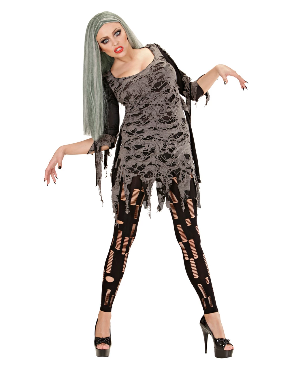 Living Dead Zombie Damenkostüm 3 Living Dead Zombie Damenkostüm – Bild 3