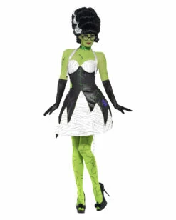 DE Halloween Sales Shop -KostümKönig Verkäufe miss frankenstein kostuem sexy franky stein verkleidung halloween monster costume lady 21047 2