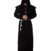 Mönchsrobe Männerkostüm Schwarz
