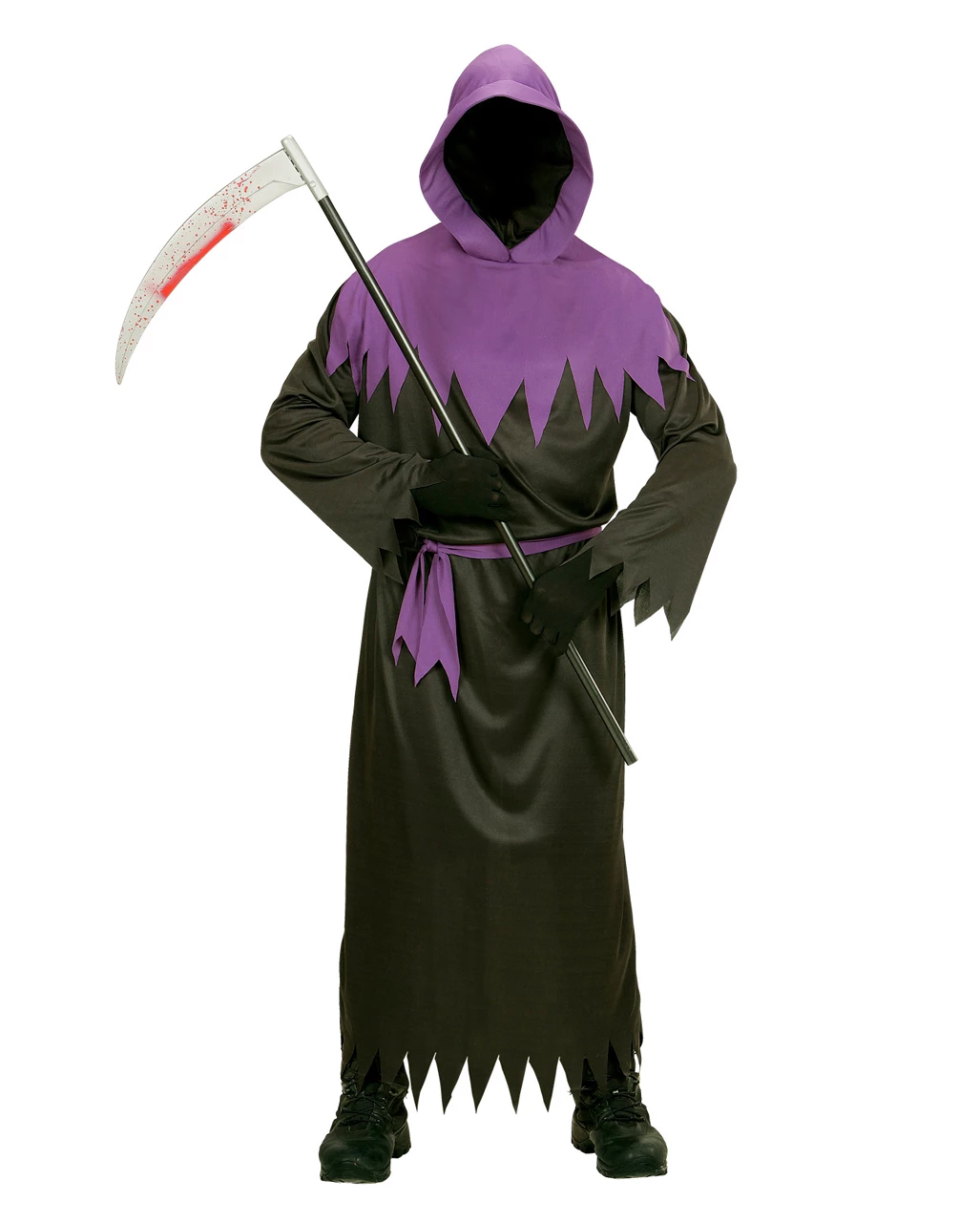 Phantom Kostüm Mit Violetten Kragen 1 Phantom Kostüm Mit Violetten Kragen