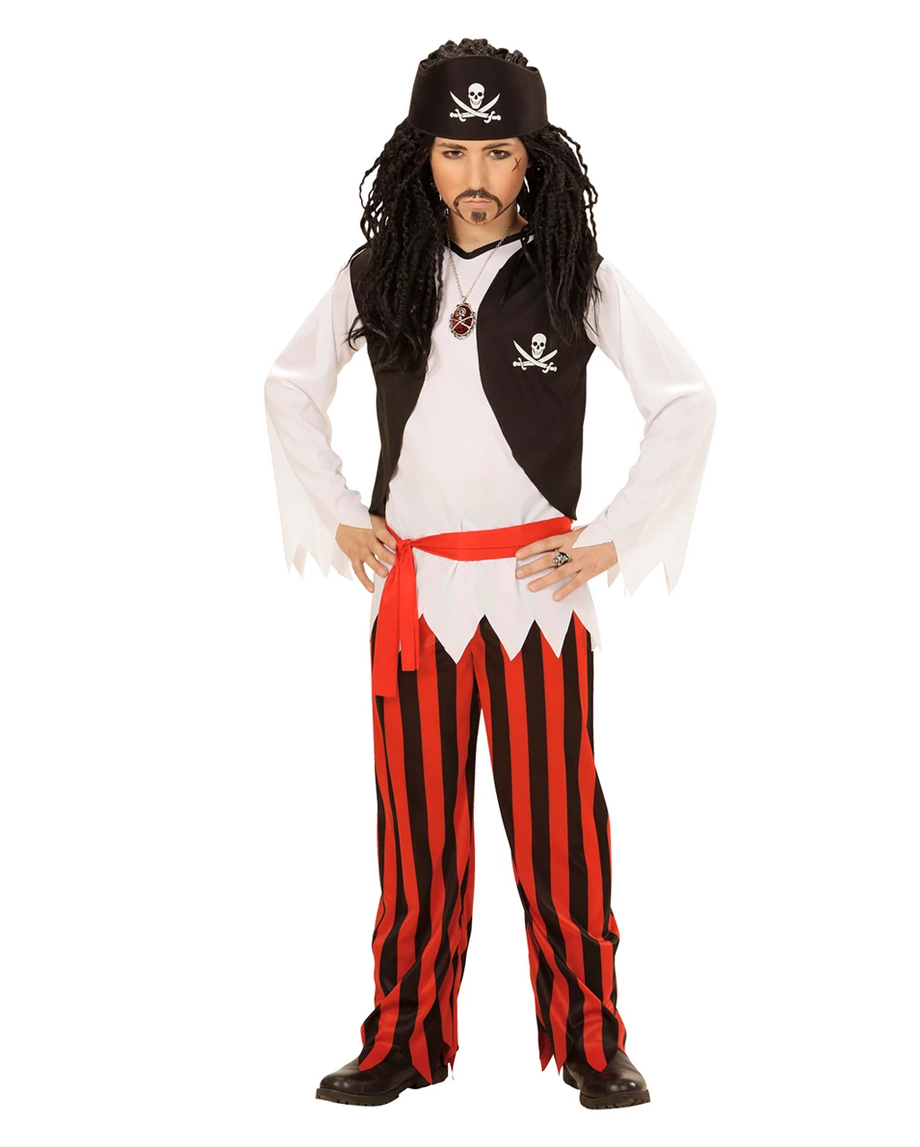 Grimmiger Pirat Kinderkostüm 2 Grimmiger Pirat Kinderkostüm – Bild 2