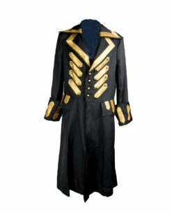 Deluxe Piraten Kostümjacke Schwarz