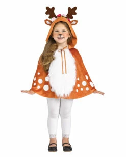 Rehlein Kostümponcho Mit Geweih