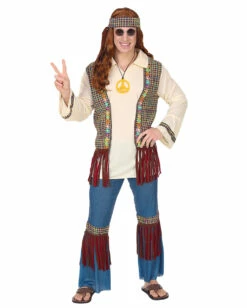 San Francisco Hippie Herrenkostüm -KostümKönig Verkäufe san francisco hippie maennerkostuem flower power herrenkostuem faschings kostuem fuer maenner 36557 04 1