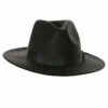Schwarzer Herrenhut Mit Hutband