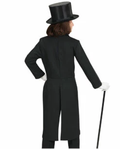 Schwarzer Frack Für Kinder -KostümKönig Verkäufe schwarzer frack kinderkostuem black tailcoat child costume showtanz kinderkostuem 36613 02