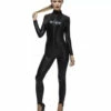 Kunstleder Catsuit Schwarz