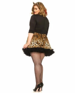 Sexy Raubkatze Plus Size Kostüm -KostümKönig Verkäufe sexy leopard plus size costume wildcat xxl costume faschingskostueme in grossen groessen 36895 2
