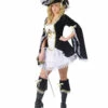 Sexy Musketier Frauenkostüm