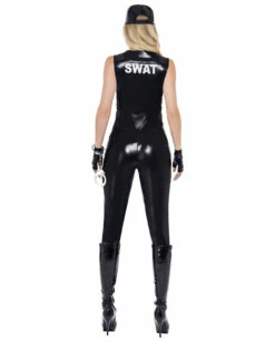 Sexy Swat Jumpsuit Kostüm -KostümKönig Verkäufe sexy swat girl kostuem sexy kostueme fetisch outfit 03 22053