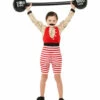 Retro Starker August Deluxe Muskel Kinderkostüm