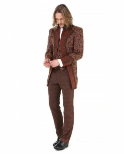 Steampunk Aristokrat Herren Mantel Braun -KostümKönig Verkäufe steampunk aristokrat herren mantel braun steampunk aristocrat mens coat brown steampunk mantel 39105 3