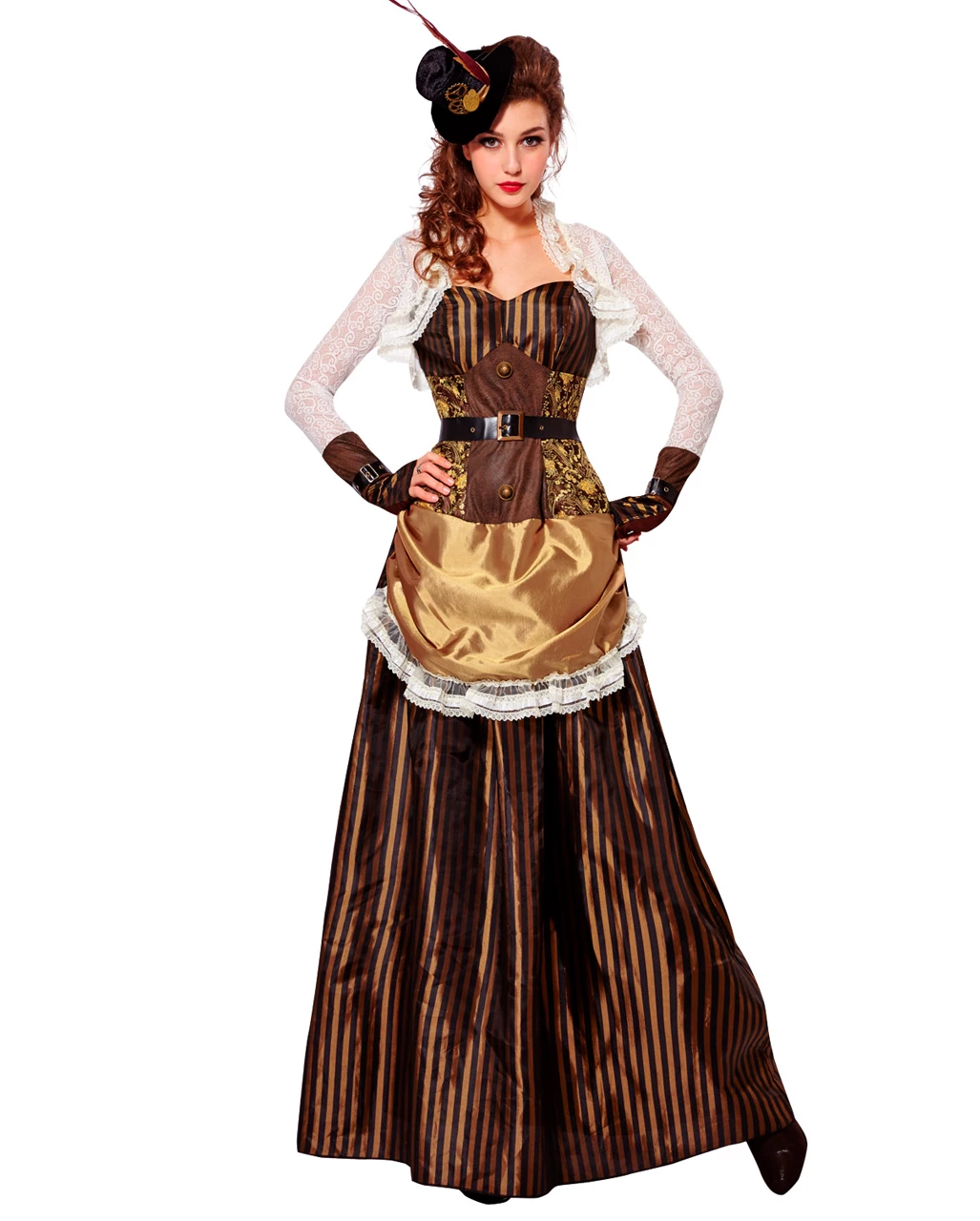 Steampunk Frauen Kostüm 1 Steampunk Frauen Kostüm