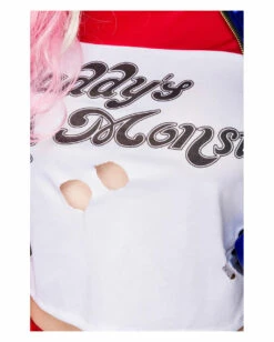 5-tlg. Suicide Harlequin Kostüm -KostümKönig Verkäufe suicide harlequin kostuem suicide harlequin costume 38637 05 2