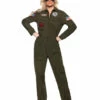 Top Gun Kostümanzug Damen Jet Pilot