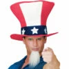 Uncle Sam Zylinderhut Mit Spitzbart