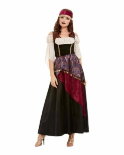 Zigeuner Deluxe Damenkostüm -KostümKönig Verkäufe wahrsagerin deluxe damenkostuem soothsayer carnival costume for women 37273 2