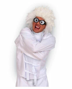 Weiße Zwangsjacke Kostümzubehör -KostümKönig Verkäufe weisse zwangsjacke kostuem irrenhaus jacke white strait jacket halloween kostuem 52100 02
