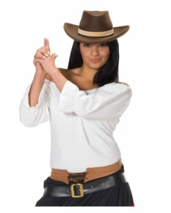 Schulterfreie Kostümbluse Mit 3/4 Arm -KostümKönig Verkäufe weisse schulterfreie kostuembluse bluse als kostuemzubehoer hippie bluse piratin bluse zigeunerin bluse bild2 43182