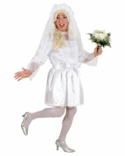 Drag Queen Braut Männerkostüm -KostümKönig Verkäufe weisses braut kostuem maennerkostuem brautkleid fuer maenner white bride costume mens costume 36733 01