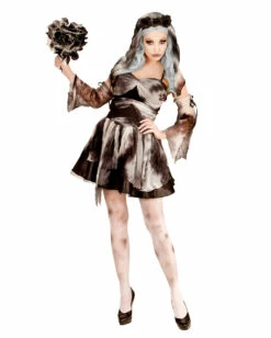 Totenbraut Kostüm Mit Schleier 5 Totenbraut Kostüm Mit Schleier -KostümKönig Verkäufe zombie braut kostuem mit schleier zombie bride costume with veil halloween kostuem 38642 01